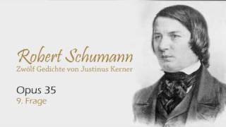 Schumann op 35 no 9 Frage [upl. by Yttel]