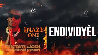 BLAZE ONE  DEVWA SIVIK FT KENCIE ART LYRICS VIDEO [upl. by Drawd604]