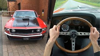 1969 Ford Mustang Mach 1 Fastback 351 V8 Auto  POV Test Drive amp Walkaround  Fully Restored [upl. by Tsugua26]