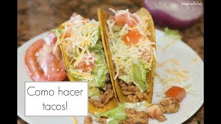 Como hacer tacos rapidos y faciles  Ros Emely [upl. by Cathryn]