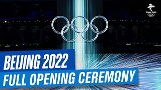 Beijing2022 Opening Ceremony  Full Replay [upl. by Latimore]