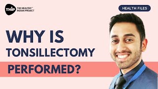 Why is tonsillectomy performed  Dr Nitish Aggarwal [upl. by Assilem]