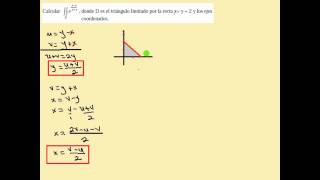 INTEGRAL DOBLE UTILIZANDO EL JACOBIANO parte 1 [upl. by Mixam]