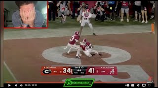 Georgia Fan Reacts The Most Rigged Game Of The Year  Georgia Vs Alabama Highlights [upl. by Lewellen]