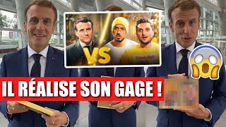 MACRON RÉALISE ENFIN LE GAGE DE MCFLY ET CARLITO  LeFatShow [upl. by Oznola]