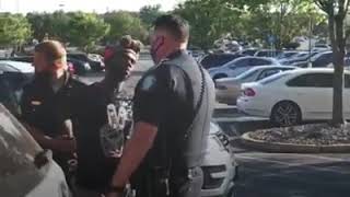 Black man wrongfully arrested by police after buying bicycle from Walmart [upl. by Auhs]