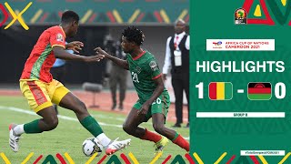 Guinea 🆚 Malawi Highlights  TotalEnergiesAFCON2021  Group B [upl. by Abehs989]