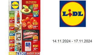 Leták Lidl CZ  14112024  17112024 [upl. by Amandi]