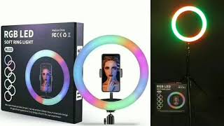 RGB LED SOFT RING LIGHT  MJ33 [upl. by Ermentrude]