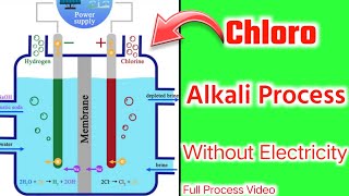 Chloro Alkali Process Without Electricity 🔌 बिना बिजली के क्लोरो अलकली प्रोसेस Science Experiment [upl. by Tiena]