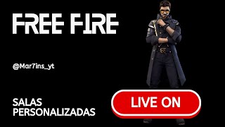 Free Fire  Ao Vivo Salas Personalizadas 🩵 [upl. by Laina]