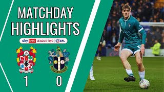 HIGHLIGHTS Tranmere Rovers vs Sutton United 020324 EFL2 [upl. by Otsirave]