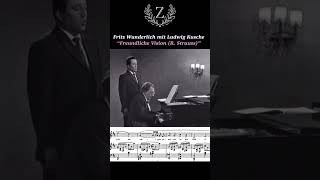 Fritz Wunderlich “Freundliche Vision”R Strauss [upl. by Erskine805]