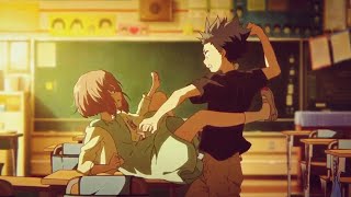 A Silent Voice  Shouko And Shoya Fight ENGLISH DUB [upl. by Laeno]