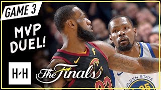 LeBron James vs Kevin Durant EPIC Game 3 Duel Highlights 2018 NBA Finals  KD CLUTCH SHOT [upl. by Ttezzil]