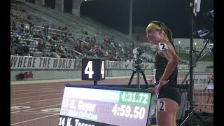 Sadie Engelhardt Breaks National Mile Record at Mt SAC Full Race [upl. by Florie906]