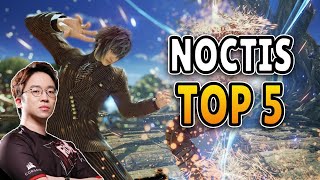 Knee shows what TOP 5 gameplay looks like  Knee Noctis vs SuperHwoarang Tekken 7 [upl. by Canon30]