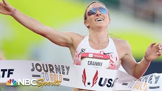 Elise Cranny completes Nationals distance double with 5K win Worlds standard  NBC Sports [upl. by Elberfeld365]