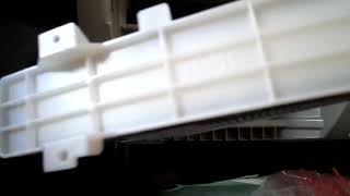 How to fix aircon filter of pajero BY CUTTING THE EVAPORATOR HOUSING [upl. by Adnilemreh]