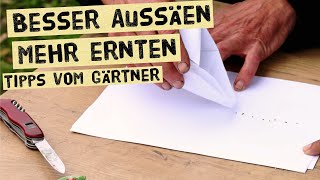 Werde zum Gartenprofi Besser Aussäen Ausdünnen Vereinzeln und weitere Gartentipps [upl. by Demha]