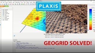 Geogrid Plaxis modeling [upl. by Liss514]