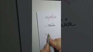 How to write name in different fonts✨ font handwriting [upl. by Munniks]