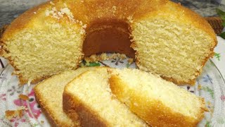 COMO FAZER BOLO DE FARINHA DE MILHO RECEITA FÁCIL RÁPIDA E SUPER GOSTOSA [upl. by Astrea]