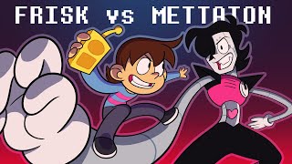 Frisk Vs Mettaton Animation [upl. by Darra427]