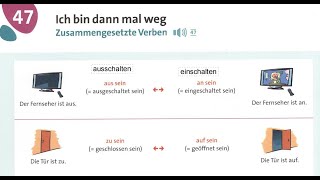 45dars  Grammatik Aktiv A1B1  Zusammengesezte Verben [upl. by Mesics736]