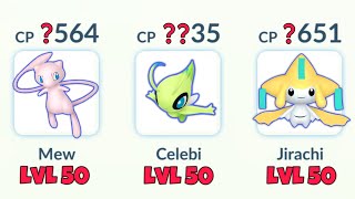 LeveL 50 Kanto Johto Hoenn Mythical Team in Pokemon GO [upl. by Lederer]