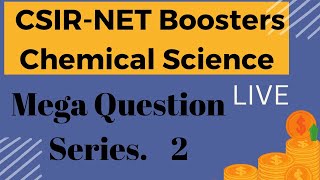 CSIRNET Boosters Chemical Science 14 Mega Question Series Important Questions for csirnet [upl. by Atiuqer]