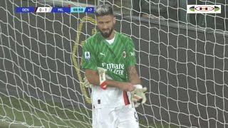 Olivier Giroud SAVES vs Genoa 😱 [upl. by Aicatan]