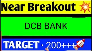 DCB BANK SHARE LATEST NEWS TODAYDCB BANK SHARE ANALYSISDCB BANK SHARE TARGETDCB BANK SHARE [upl. by Bennion]