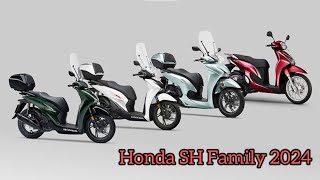 Nouveau Honda SH 2024  SH125i  SH150i  SH350i [upl. by Aitel]