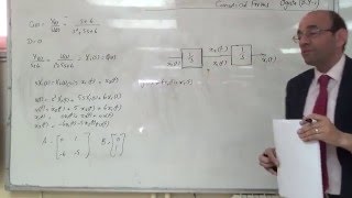 Example on Convering the Transfer Function to ControllableObservable Canonical Forms a 732016 [upl. by Ilrahc164]