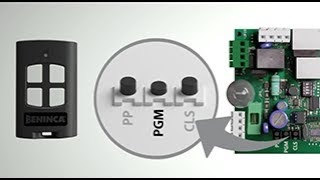 Benincà TOGO Transmitter  Memorization Procedure on control panel without display [upl. by Melda]