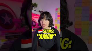 Indonesian slang quotamanquot indonesianlanguage indonesian bahasaindonesian [upl. by Avalsorim]