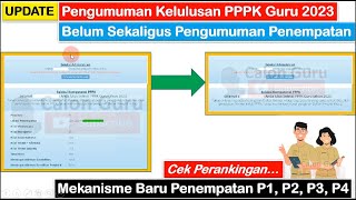 UPDATE Pengumuman Kelulusan amp Konfirmasi Penempatan Formasi KOSONG PPPK Guru 2023  Kok Bisa [upl. by Blatman]