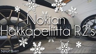 ITS SNOWING Nokian Winter Hakkapeliitta R2s [upl. by Niveb186]