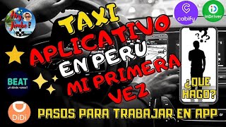 🔴 🚖MI PRIMERA VEZ TRABAJANDO TAXI APLICATIVO  LIMA PERÚ DIDI INDRIVER CABIFY UBER ¿QUE HAGO 🔴 🚖 [upl. by Ybloc769]