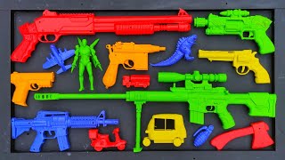 Membersihkan Nerf Ak47 Assault Rifle Shotgun Sniper Rifle Glock Pistol M16 Nerf gun Eps 107 [upl. by Dareece]