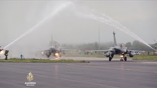 U Hrvatsku sletjeli prvi borbeni avioni Rafale [upl. by Drhacir]