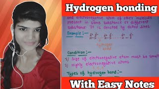 Hydrogen Bonding  Muskan Singh [upl. by Ahsilek904]