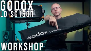 Godox LDSG150R Softbox Kit  BOTH Grids and GRID Install HACKING [upl. by Erdne155]