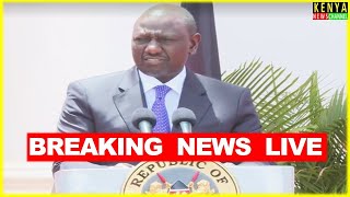 LIVE  Ruto addressing the Nation Now from Nairobi Lower Kabete [upl. by Banquer]