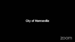 City of Monroevilles Zoom Meeting [upl. by Woolson]