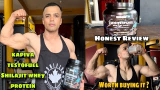 Kapiva Testofuel Shilajit Whey Protein Review  The Ultimate Protein Powder [upl. by Sukin]