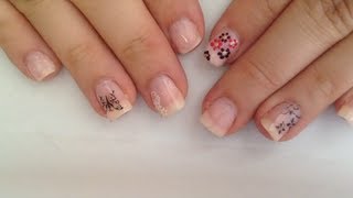 Blümchen Nägel lackieren  Blumen Naildesign selber machen [upl. by Eppie492]