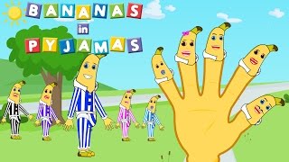 Bananas in Pyjamas Finger Family  Happy Kids Song [upl. by Dadinirt]