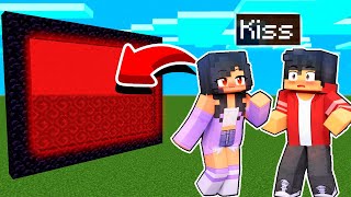 How To Make A Portal To The Aphmau And Jason KISS Dimension In Minecraft [upl. by Nired770]